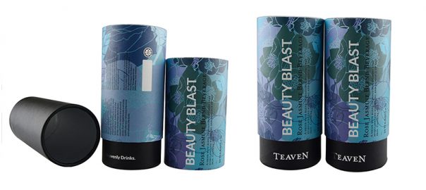 creative paper tube food packaging for tea,Creative custom packaging promotes brand promotion and promotion