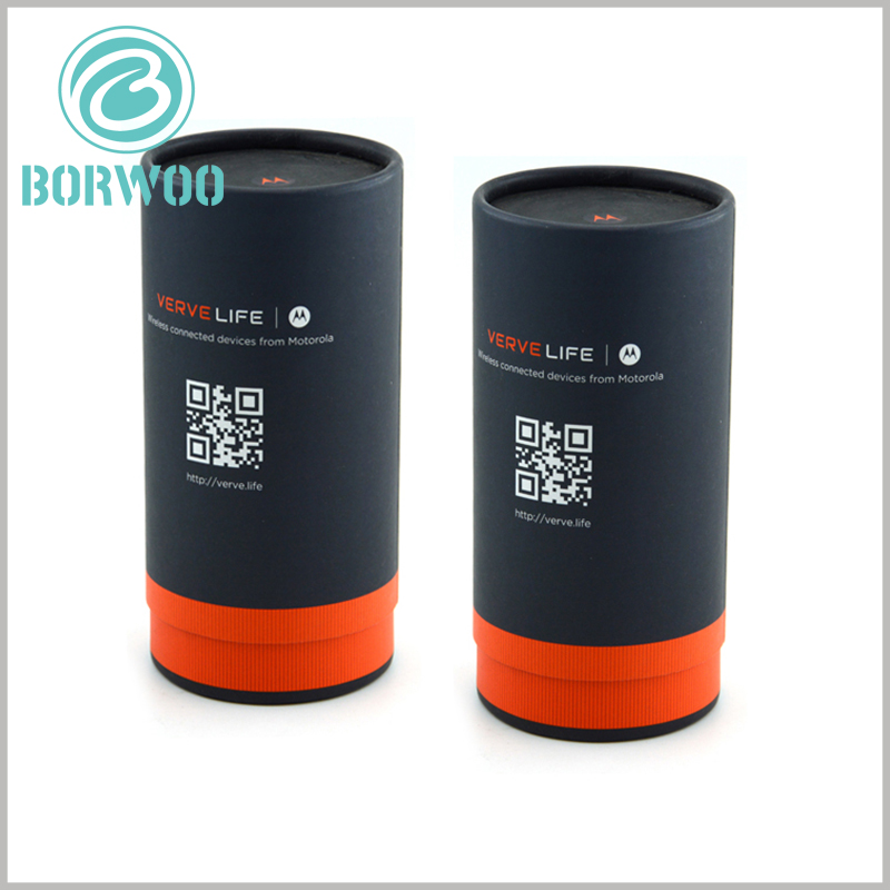 creative paper tube packaging design. The diameter and height of the customized paper tube packaging are customized according to the needs of Bluetooth speakers, so as to fully adapt to product requirements.