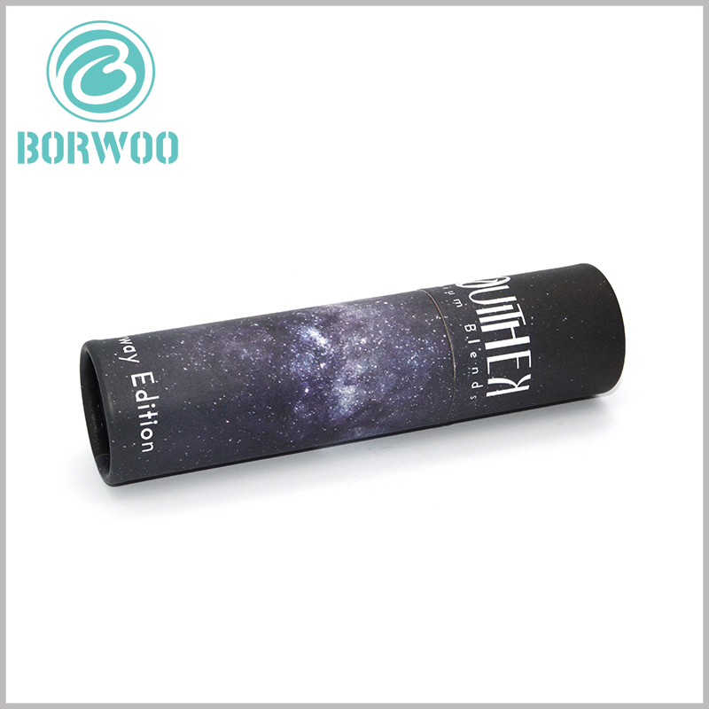 creative small tube boxes with Dark galaxy desig