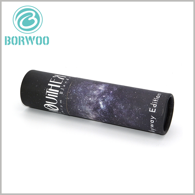 creative small tube packaging boxes with Dark galaxy desig