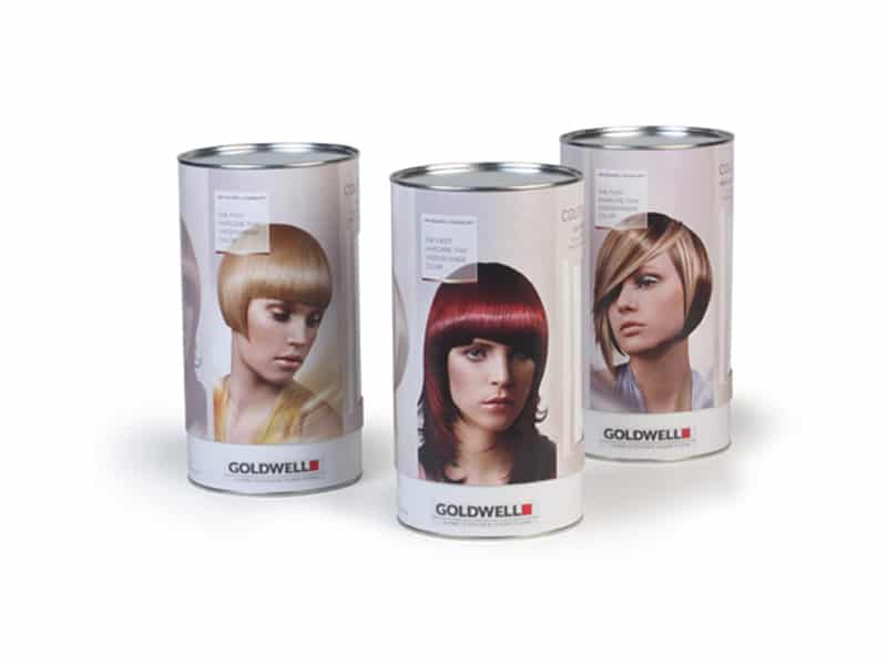 wholesale creative tube cosmetics packaging boxes for hair extension packaging