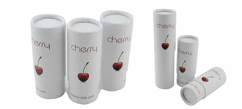 creative tube food packaging for cherry,There is no other printed content other than the "cherry" product name, logo