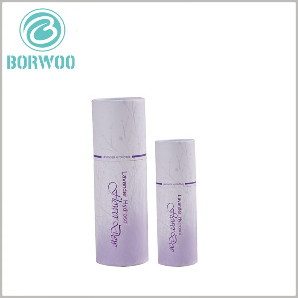 creative tube packaging design for cosmetics boxes.The design is based on elegant violet