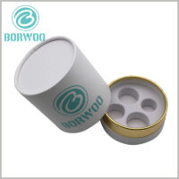 custom 4 bottles of skin care products packaging tube with EVA insert