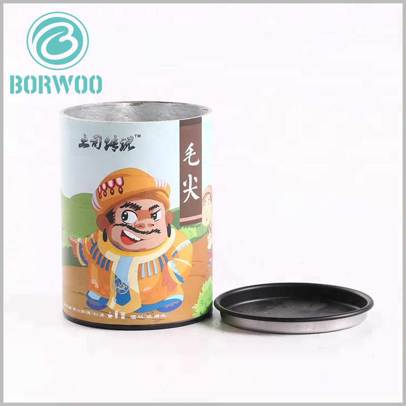 custom Cardboard Paper Tube Packaging for food.The package uses four-color printing to shape any graphic