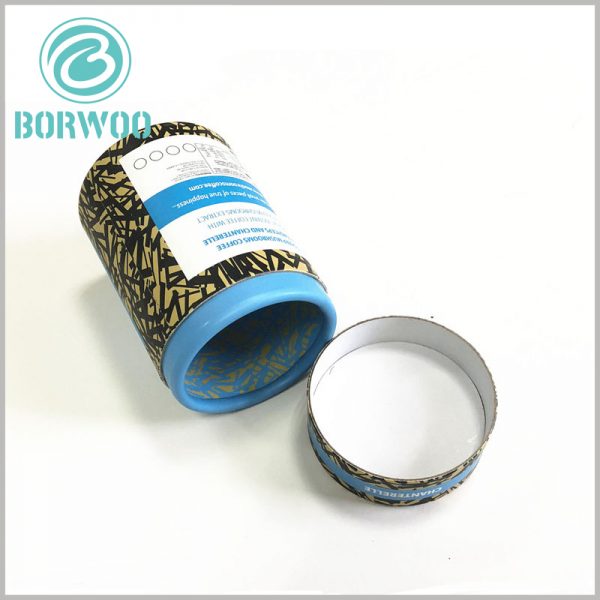 custom Coffee paper tube packaging with lids wholesale