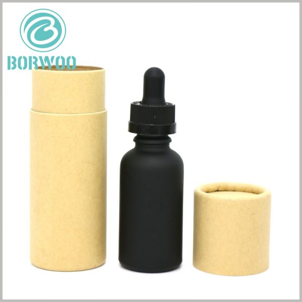 custom Essential oil kraft paper tube packaging without printing