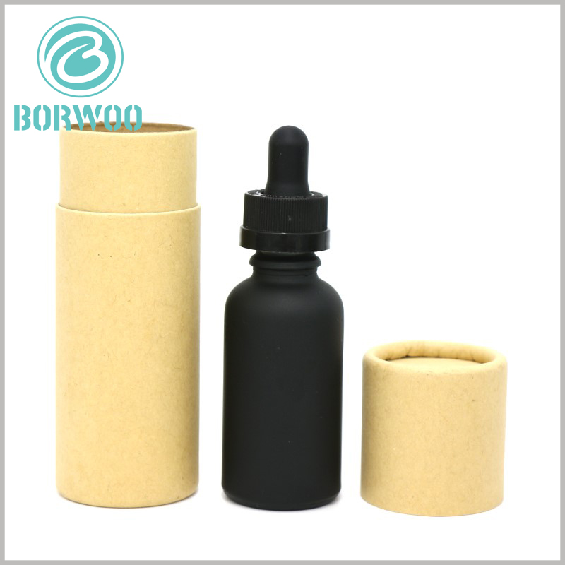 custom Essential oil kraft paper tube packaging without printing