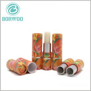custom biodegradable lipstick paper tube packaging boxes with logo