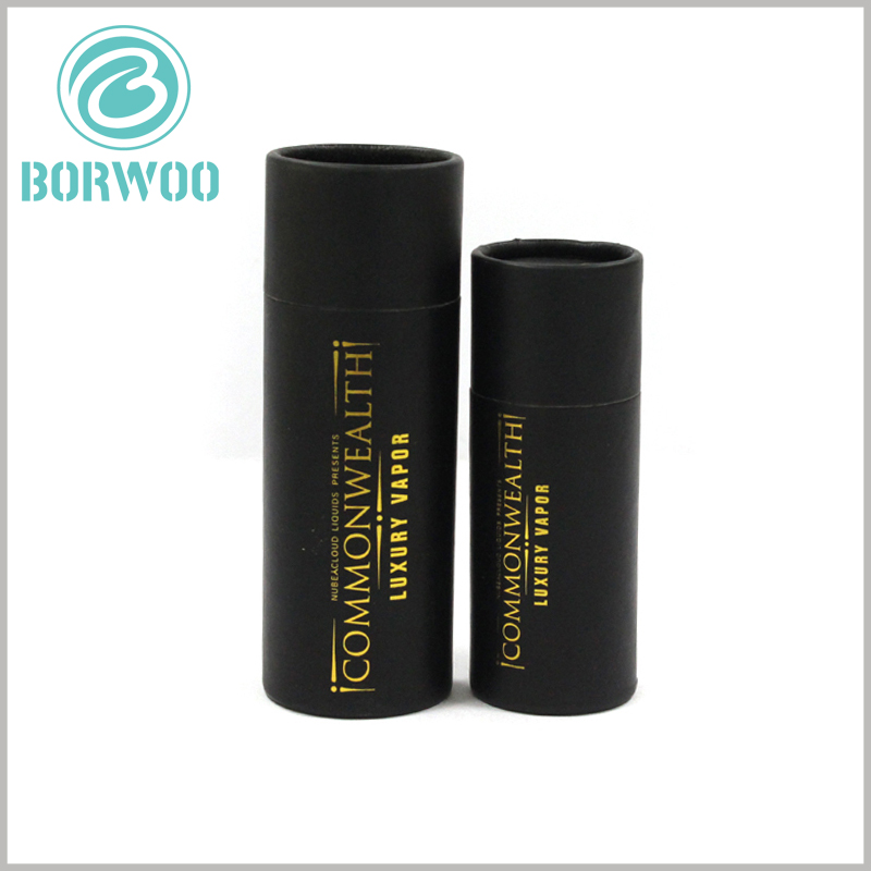 custom black paper tube packaging boxes with bronzing logo.custom black paper tube packaging boxes with bronzing logo,luxury 10 ml and 30 mlessential oil boxes wholesale