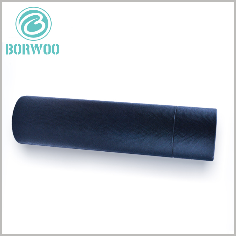 custom black tube boxes packaging wholesale