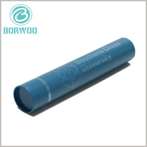 custom blue gift tube boxes