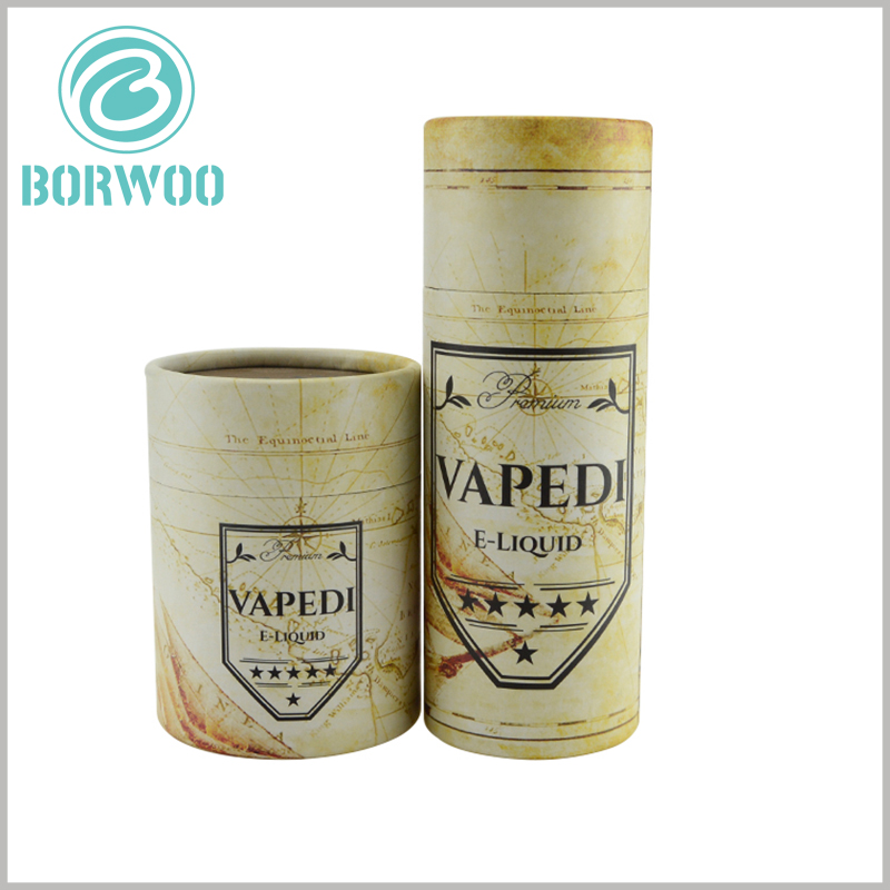 custom cardboard tube boxes packaging for vape essential oil