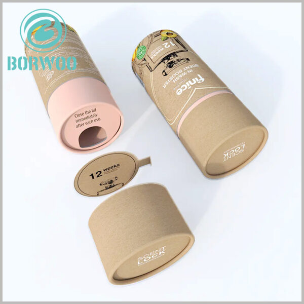 custom cardboard tube packaging for scent booster