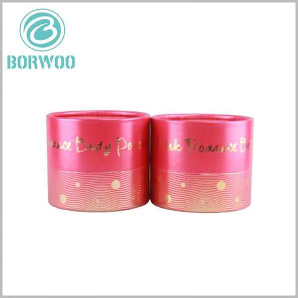 custom cardboard tubes packaging for cosmetics boxes.luxury packaging with bronzing LOGO