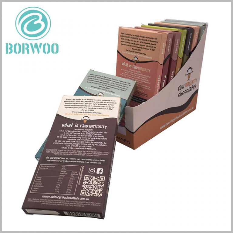 Custom chocolate bar packaging boxes Food packaging wholesale