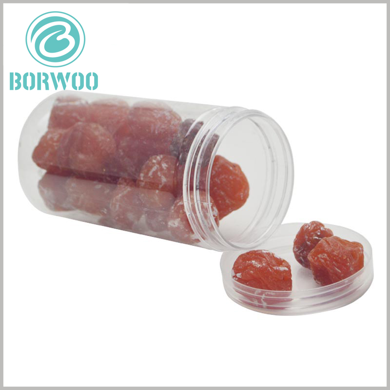 custom clear plastic tube food packaging boxes wholesale