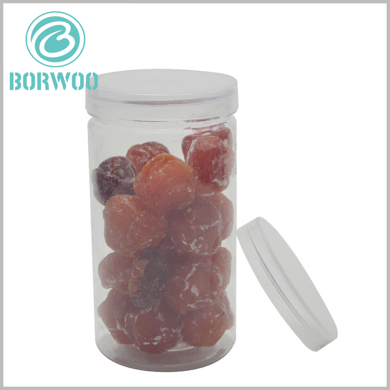 custom clear plastic tube food packaging wholesale