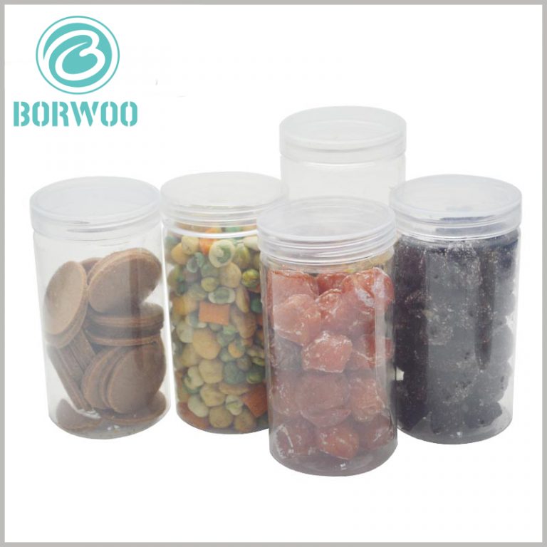 Custom clear plastic tube packaging for food Tube boxes wholesale