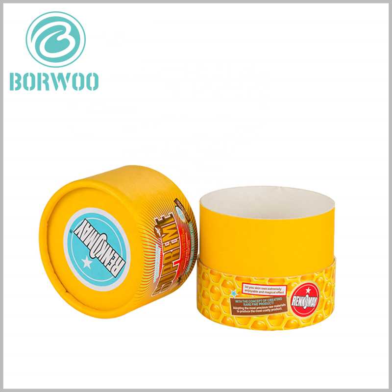 custom creative food grade cardboard tube packaging boxes.packaging compatible for many kinds of food products like candy, tea, chew gum, etc.