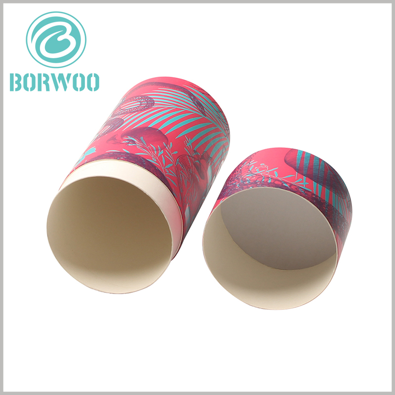 custom creative food tube packaging boxes wholesale. The customized tube packaging has a unique printed content, and the packaging design combines the characteristics of the local market.