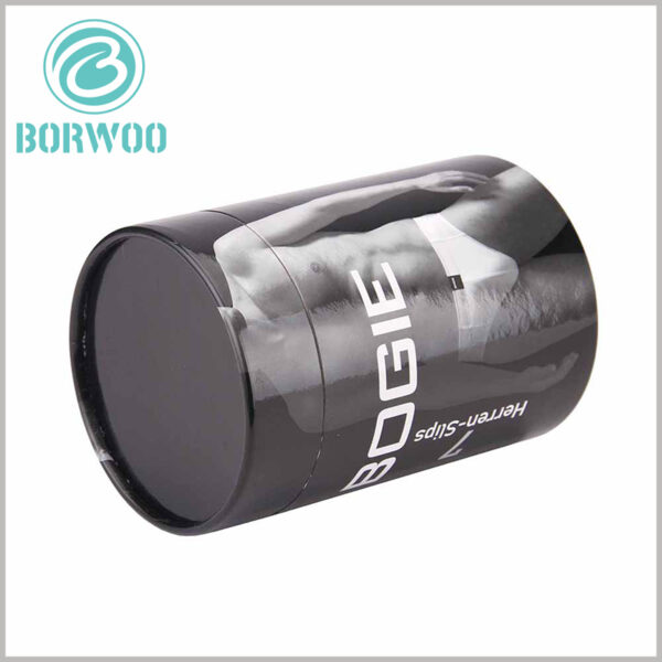 custom creative paper tube packaging design for underwear