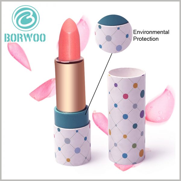 custom cute paper lipstick tubes packaging wholesale.Customizable empty lipstick tube size and print content