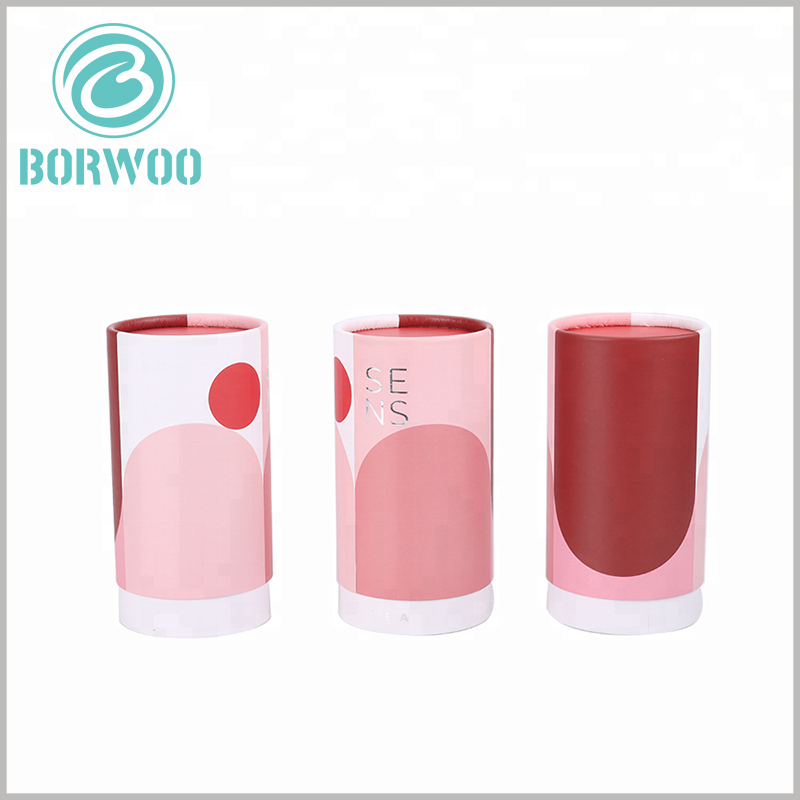 custom fashion cardboard cylinder tubes packaging boxes wholesale.a young modernized package looking like for cosmetics