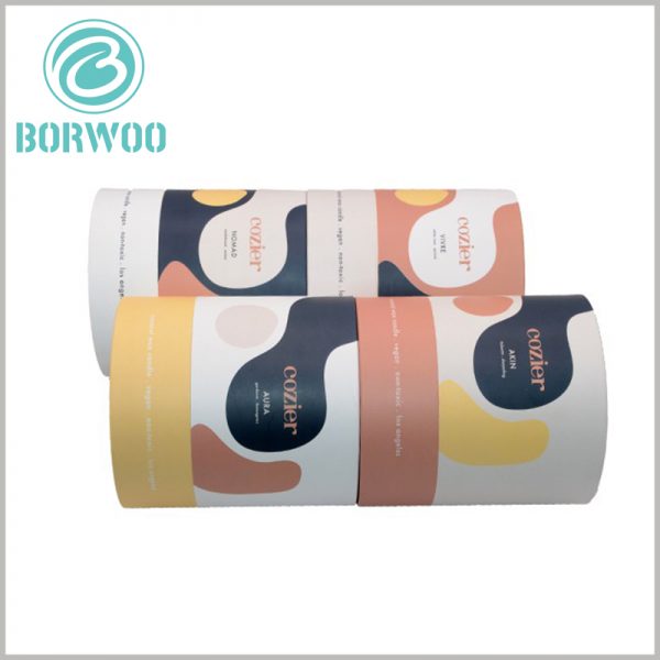 custom fashion paper tube packaging for cosmetic boxes. Unique cosmetic packaging design and colorful color scheme are very helpful for enhancing the attractiveness of packaging and products.