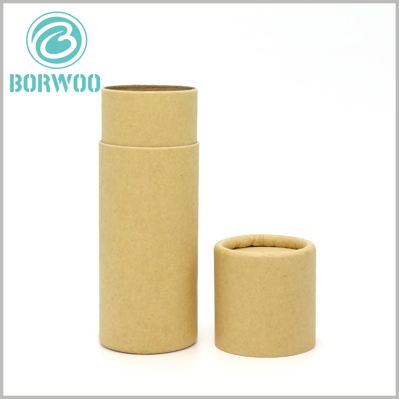 custom kraft paper tube packaging without printing