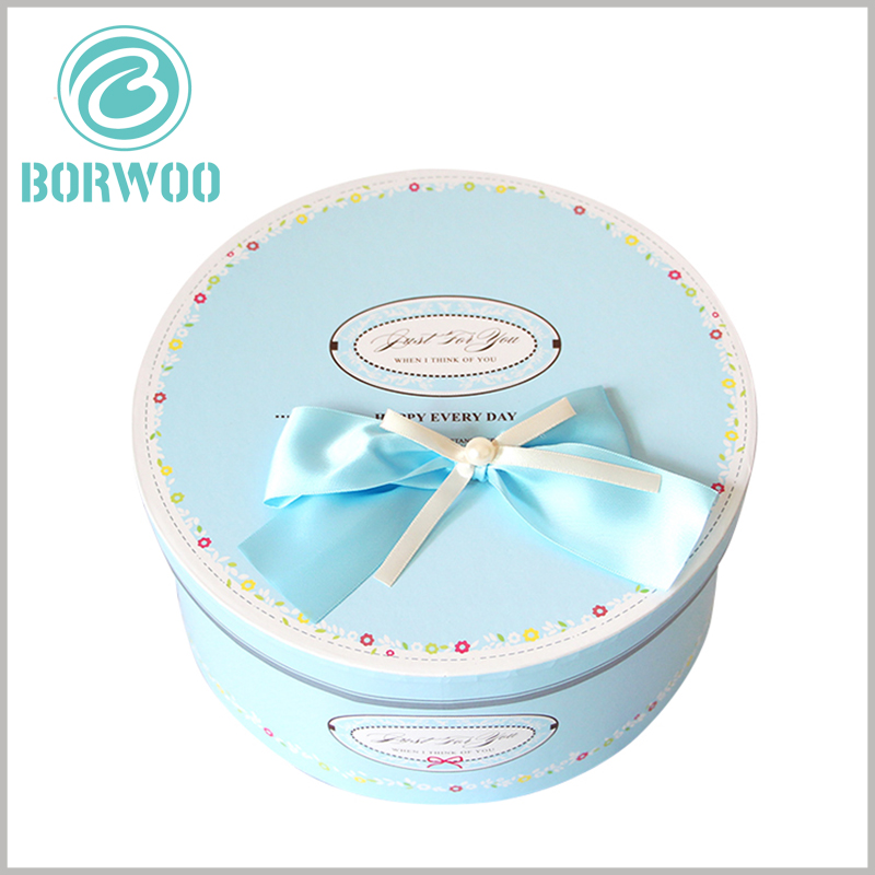 Large cardboard round boxes for gift packaging