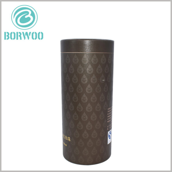 custom large cardboard tube for wine packaging. The thick cardboard tube is very sturdy and durable, which can improve the protective effect of the packaging on the red wine bottle.