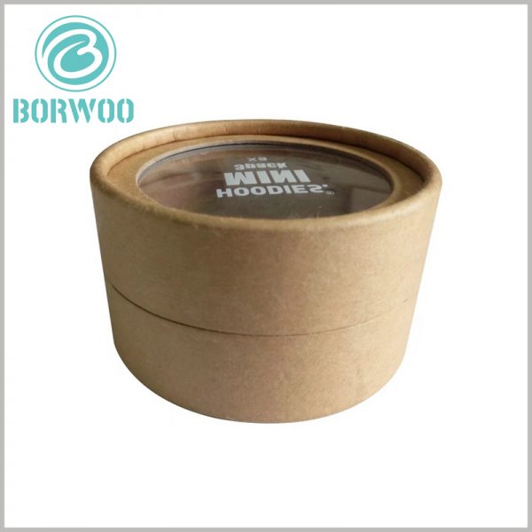 custom large cardboard tube packaging boxes with window wholesale.Large cardboard tube packaging printed LOGO and brand name can enhance brand promotion