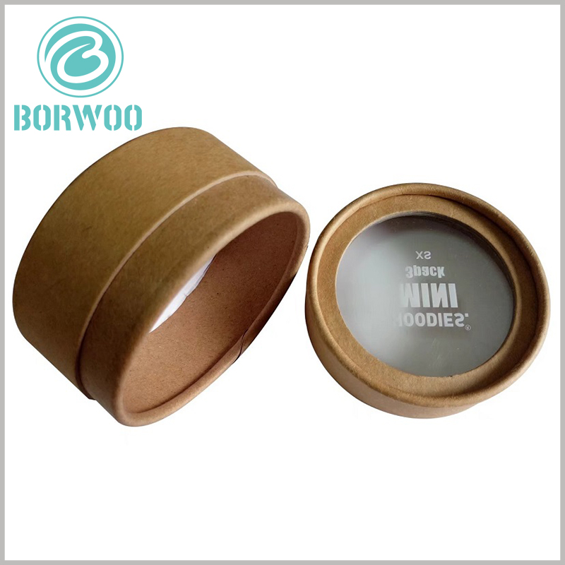 custom large cardboard tube packaging boxes with window.the diameter and height of the paper tube can be determined according to the product