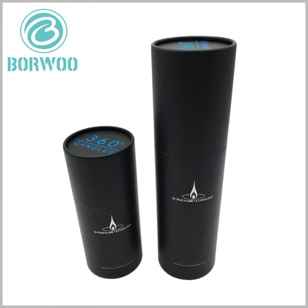 custom large cardboard tube packaging for candle boxes.A variety of different sizes of paper tube packaging wholesale