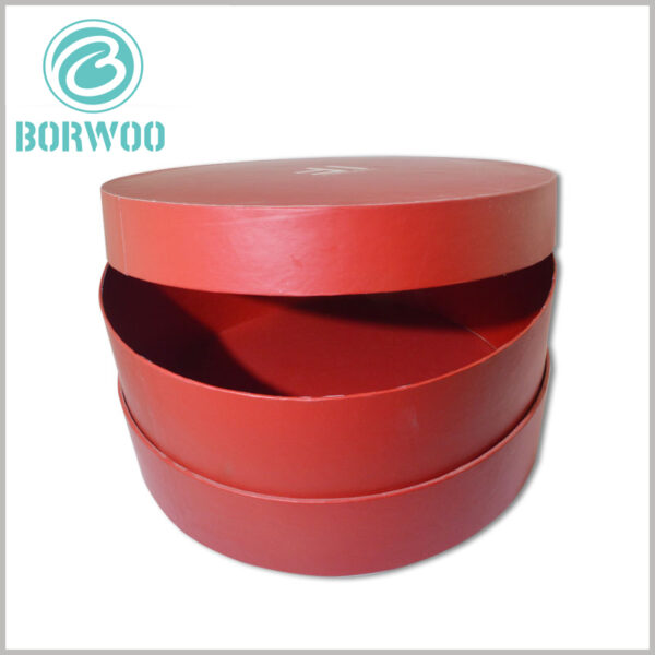 Cute round cardboard gift boxes with lids wholesale