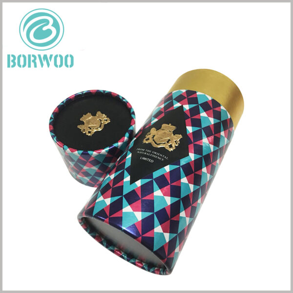 custom luxury paper tube packaging with logo