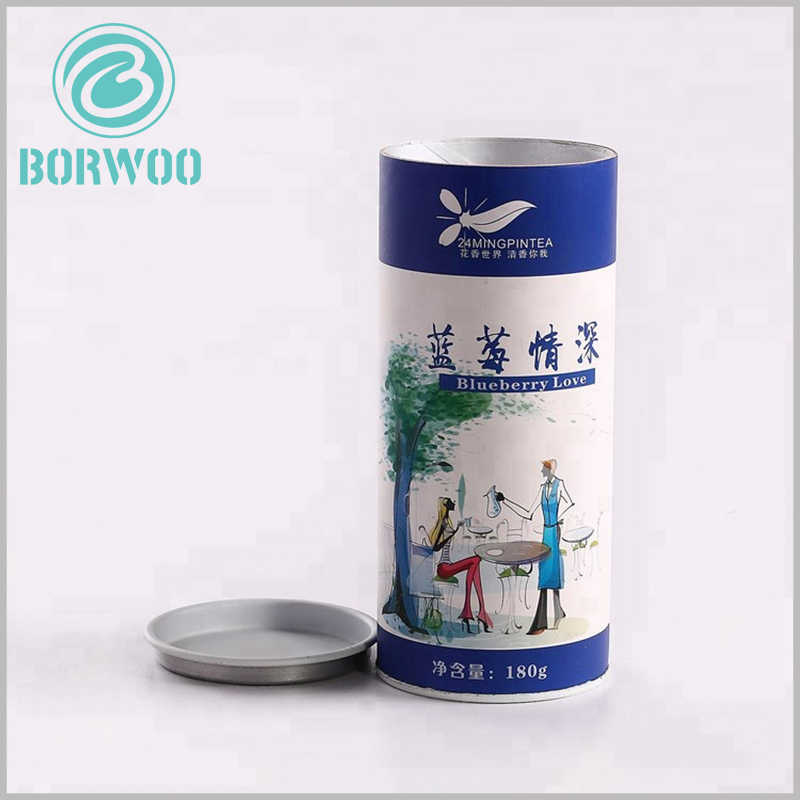 custom paper tube food packaging boxes with lids wholesale.Custom packaging from China