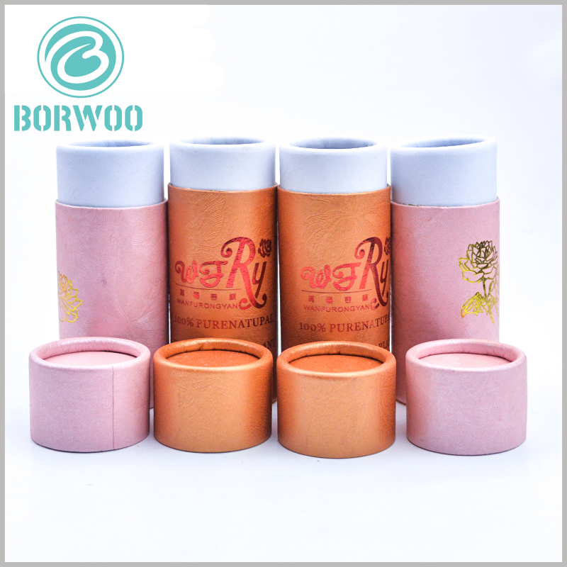 custom paper tube packaging for cosmetics rose essential oil