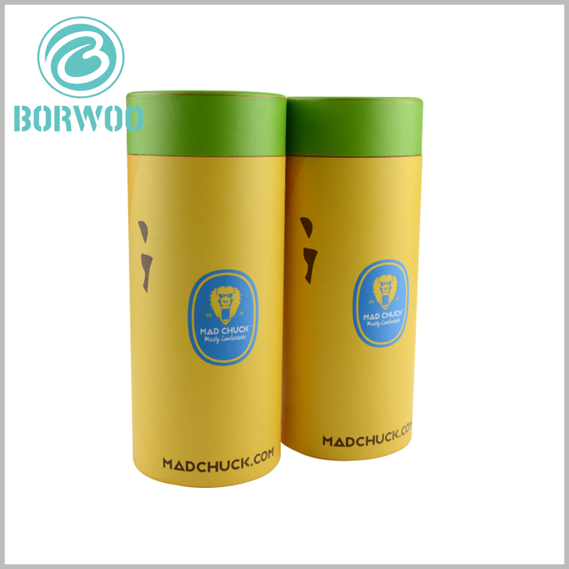 custom paper tube packaging for shirt boxes.custom large cardboard tube boxes with logo for shirts packaging.