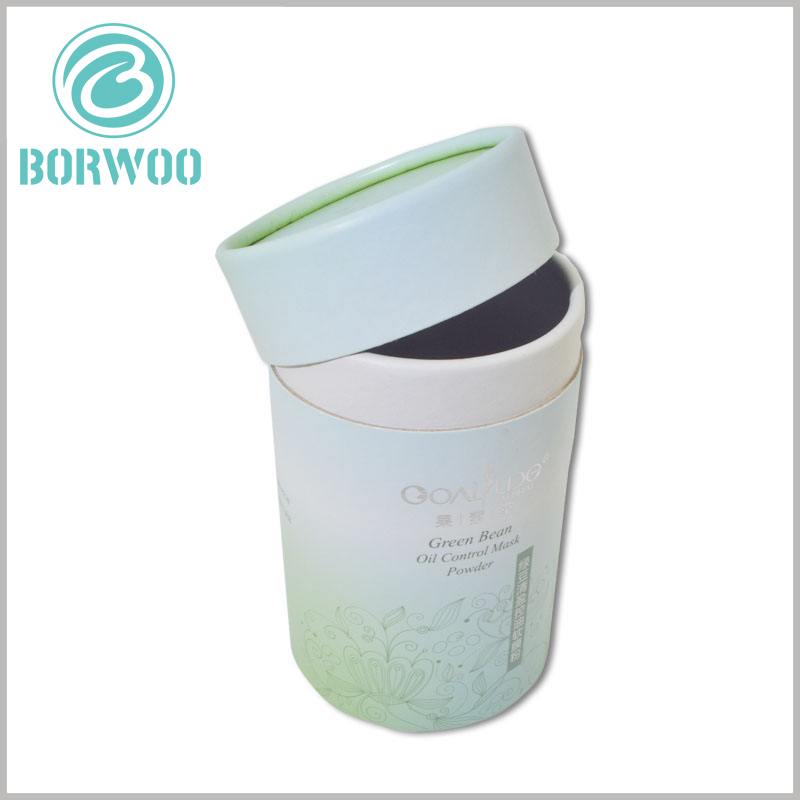 Custom large paper tube packaging for skin care product boxes.The inner tube and the appearance of the package are crimped, and the diameter of the inner tube is mainly the diameter after crimping.