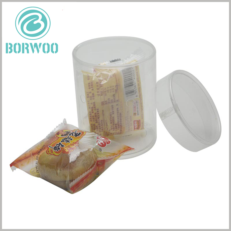 custom plastic tube packaging for cookie