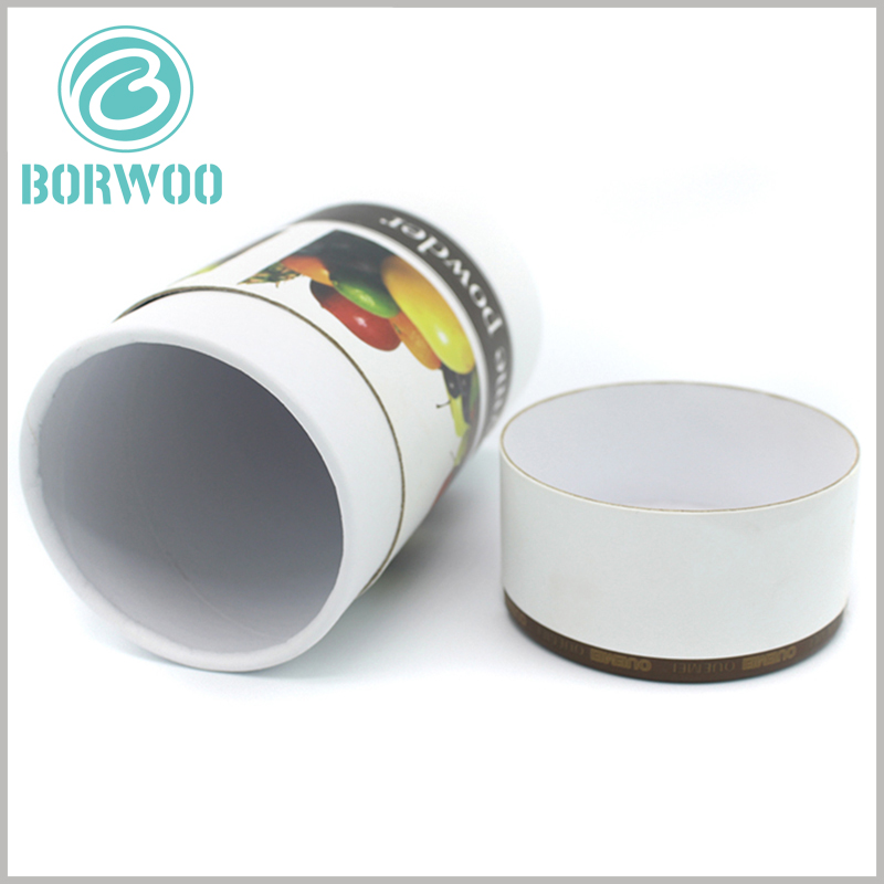 custom printed cardboard tube boxes packaging for food