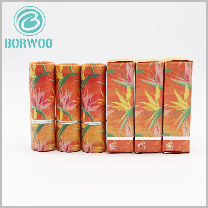 custom printed lipstick tube packaging boxes with CMYK printed