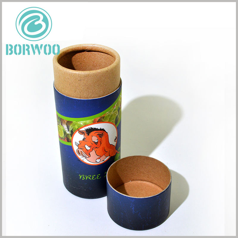 custom printed paper tube packaging for tea gift boxes.The cardboard tube can print content, and the printed content of the paper tube can reflect product characteristics and brand value.