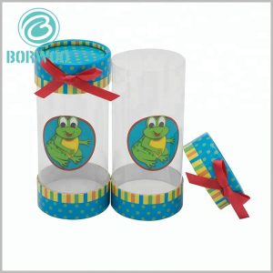 custom printed plastic tube packaging gift boxes