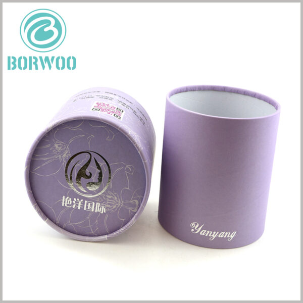 custom printed round gift boxes packaging for cosmetic