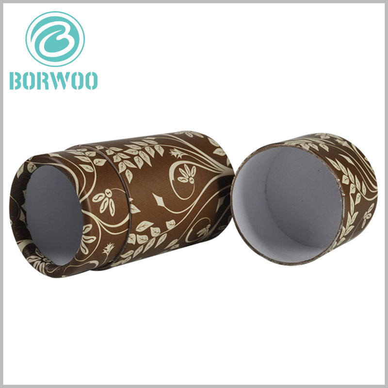 custom printed small diameter cardboard tubes with lids wholesale.Creative pattern printing can increase the appeal of packaging and products