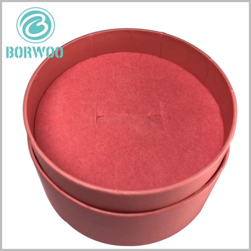 custom red paper tubes packaging boxes with insert. inserts in the package protect the product from damage