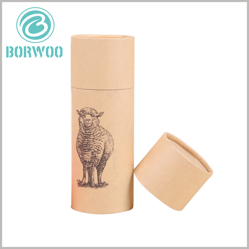 custom small Kraft paper tube packaging boxes wholesale